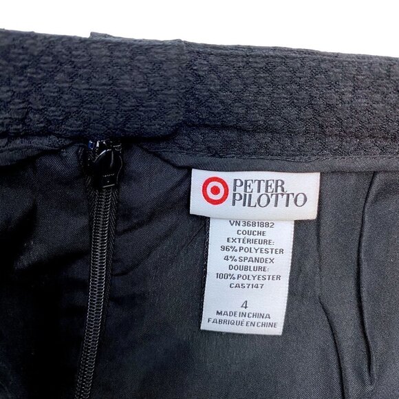 Peter Pilotto x Target Mini Skirt Size 4 Black White Pencil Wrap Skirt - Picture 6 of 7